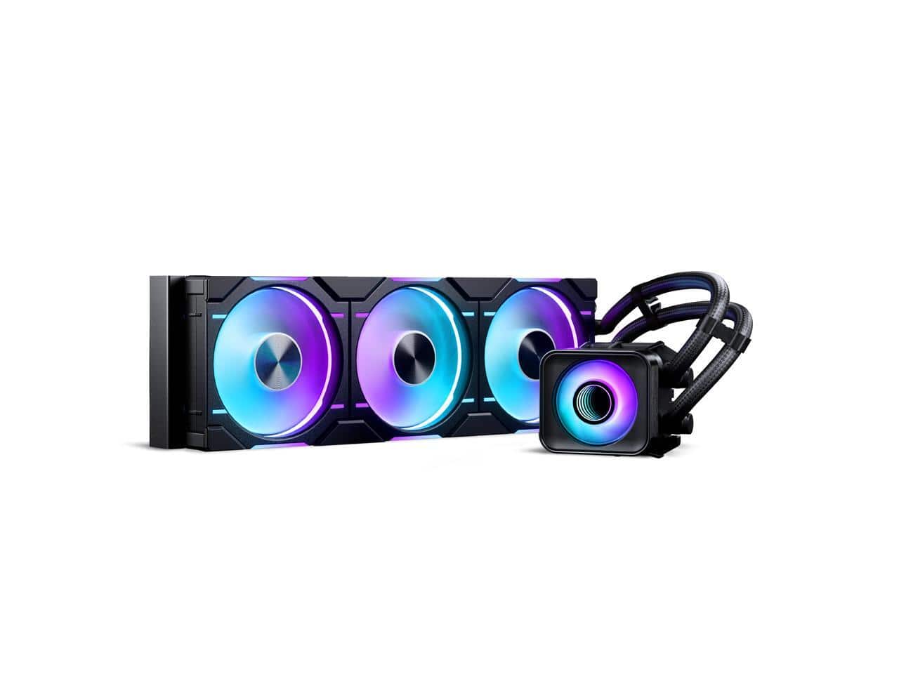 Phanteks - Glacier One 360D30 X2 AIO Liquid CPU Cooler, 3x D-RGB Fans, Intel LGA 1851/1700/1200/115x & AMD AM4/AM5 - Black price history on PriceWatchPro