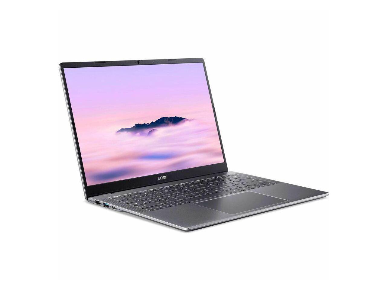 Alt View 5. Acer - Acer Chromebook Plus 514 CBE594-3T-36N8 14" Touch - Intel Core 3 - 8 GB - 256 GB SSD - ChromeOS - Wi-Fi 7 - Iron - Iron.