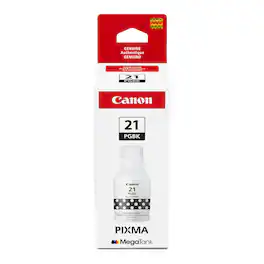 Canon - MegaTank GI-21 Ink Bottle - Black