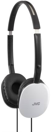 Front. JVC - FLATS On-Ear Headphones HAS160W - White.