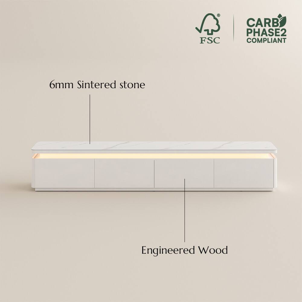 FSC CARB PHASE2 COMPLIANT  
6mm Sintered stone  
Engineered Wood