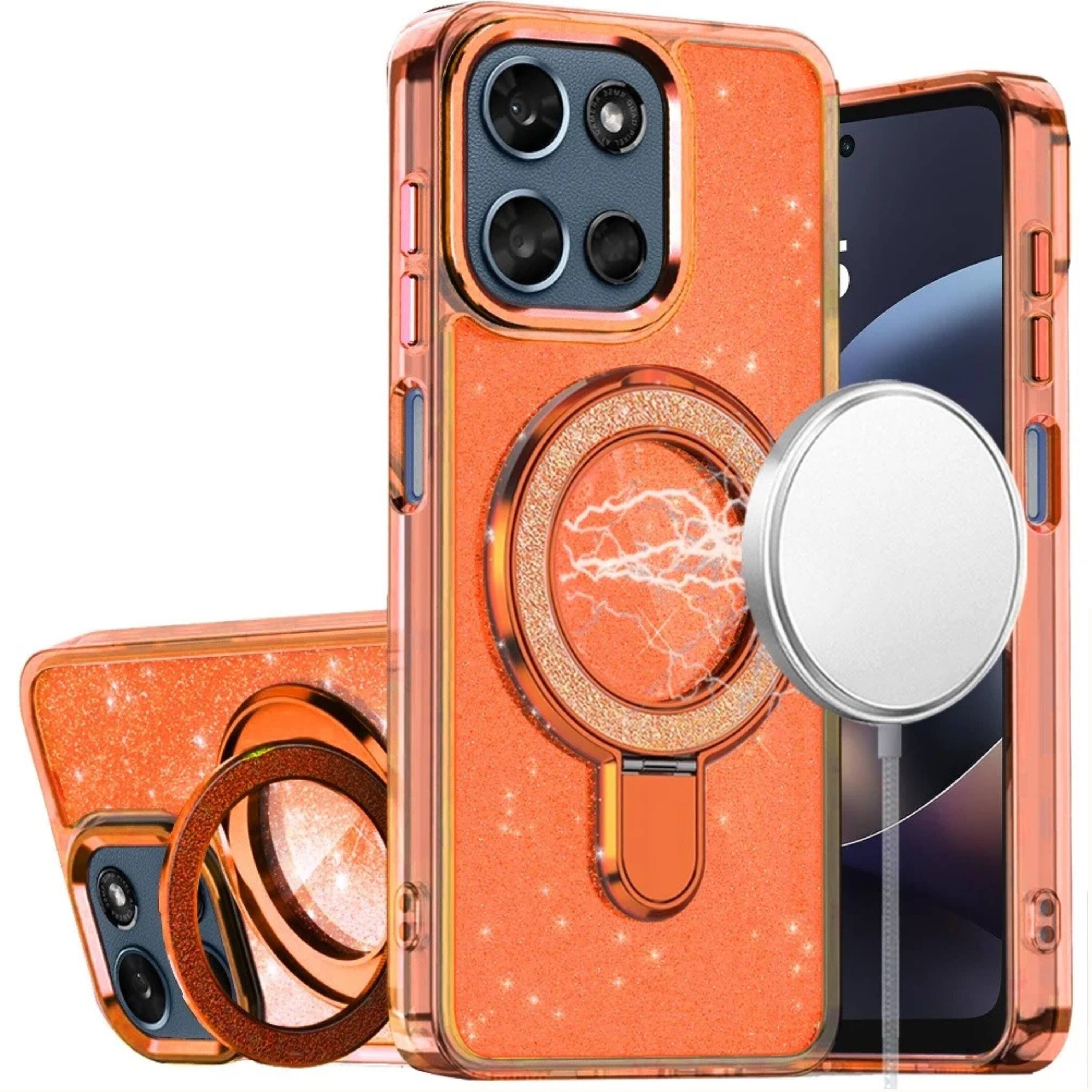 Kitcheniva - Translucent Glitter Protective Case With Tempered Glass For Moto G 2026 - Orange price history on PriceWatchPro