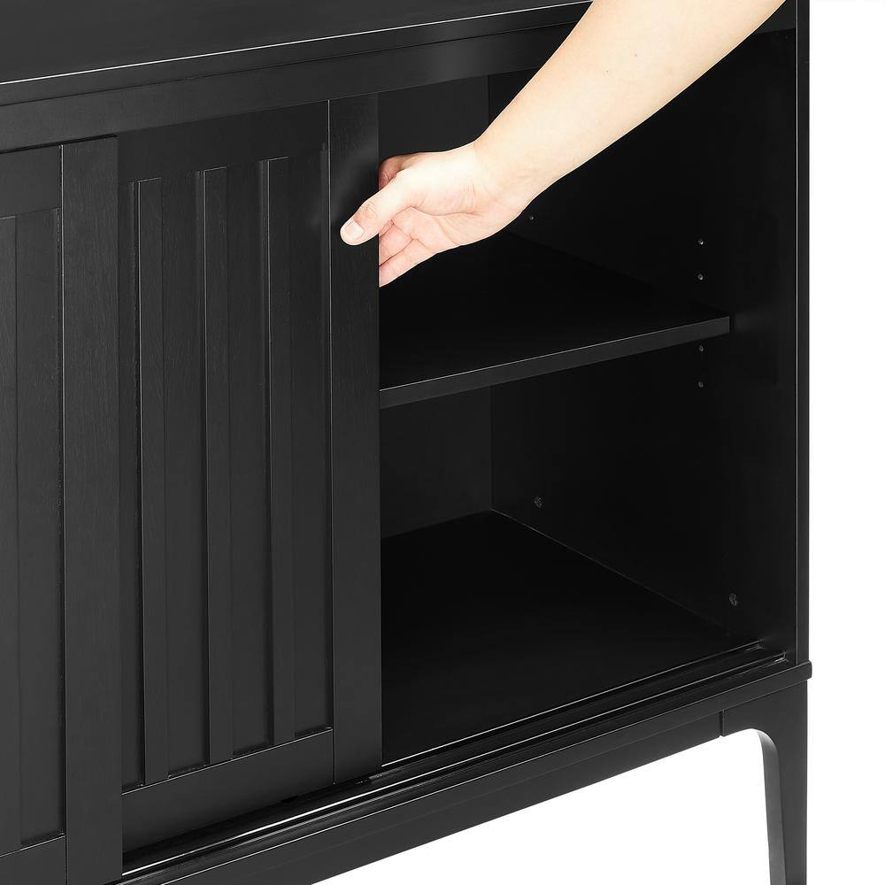 Alt View 10. Crosley Furniture - Asher Sideboard - Matte Black.