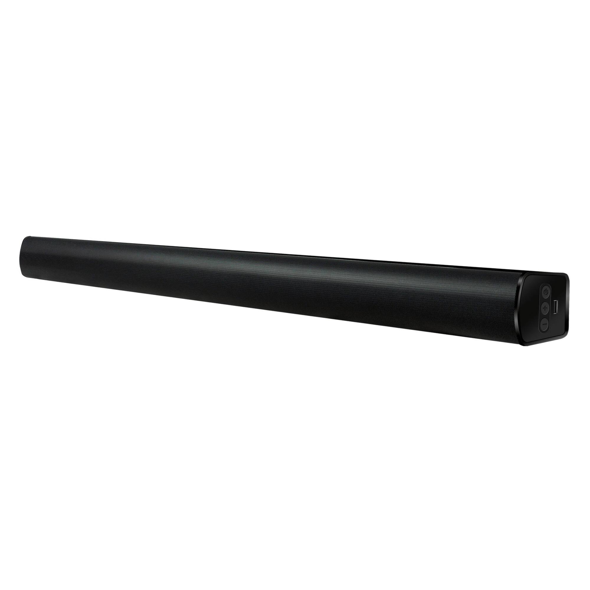 Front. Supersonic - 35" Optical Bluetooth Soundbar with Remote Control and LED Display - Black.