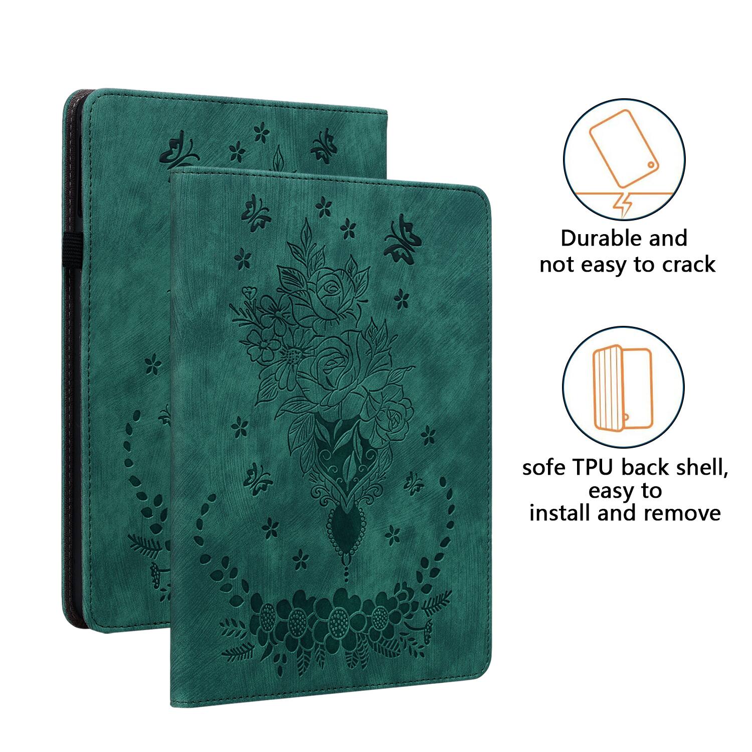 Durable and not easy to crack  
sofe TPU back shell, easy to install and remove