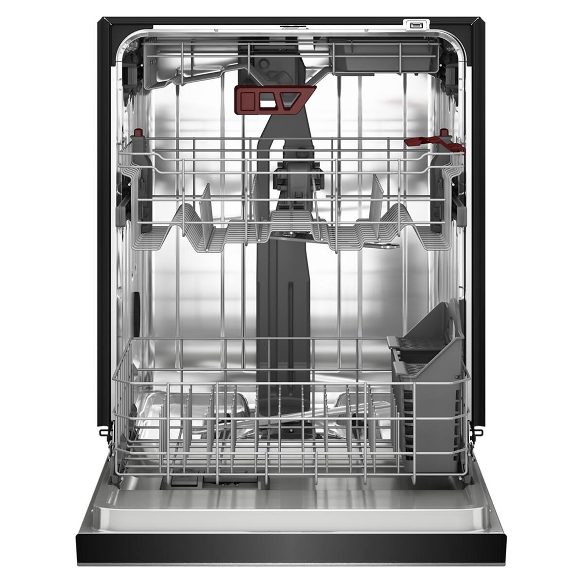 Alt View 8. KitchenAid - 24" Front Control Built-In Stainless Steel Tub Dishwasher with Third Level Jet Rack and 41 dBA - Juniper.