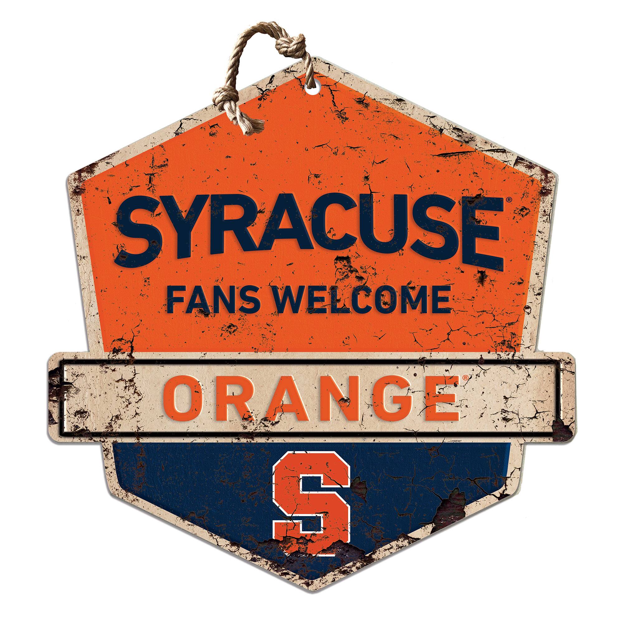 Syracuse Orange Fans Welcome Sign