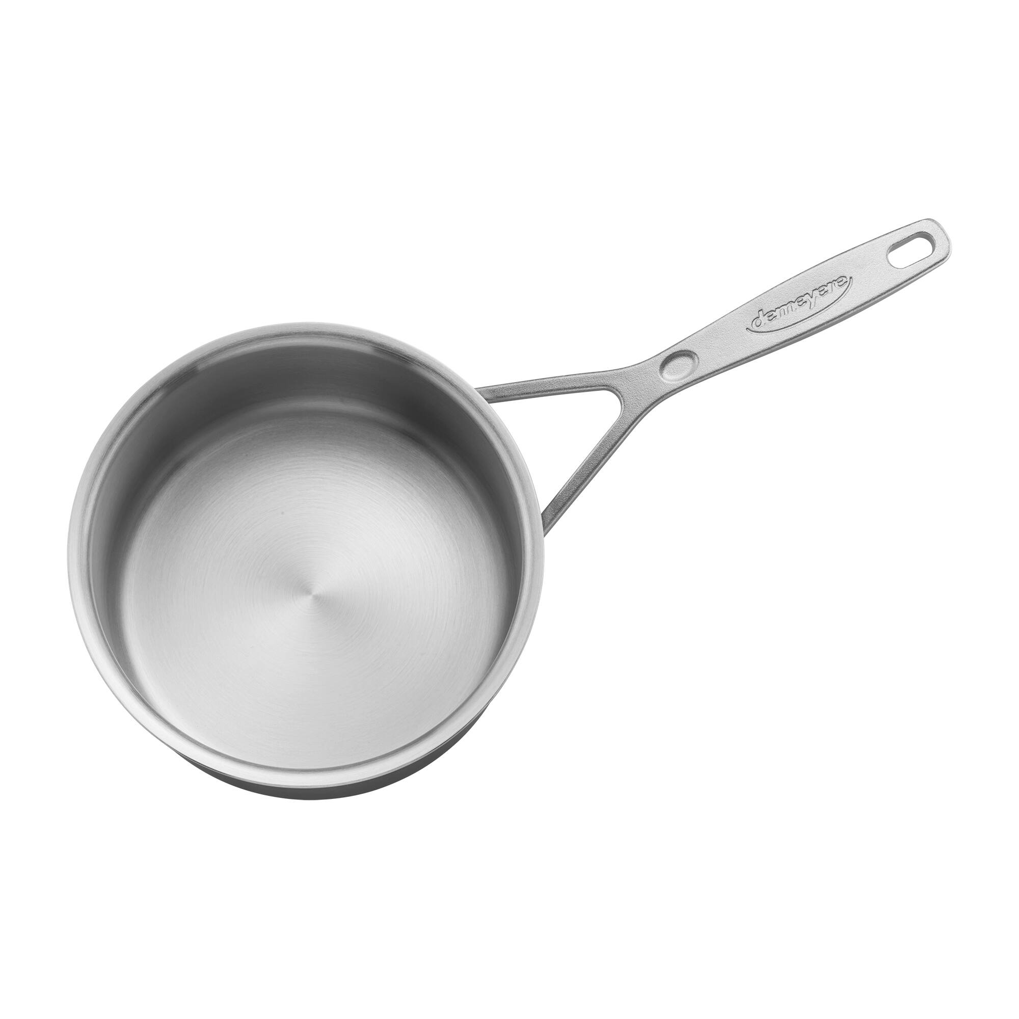 Alt View 1. Demeyere - Demeyere Industry 5-Ply 2-qt Stainless Steel Saucepan - Stainless Steel.