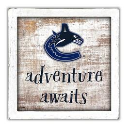 Fan Creations - Vancouver Canucks 14'' x 13'' Adventure Awaits Money Box - Multicolor