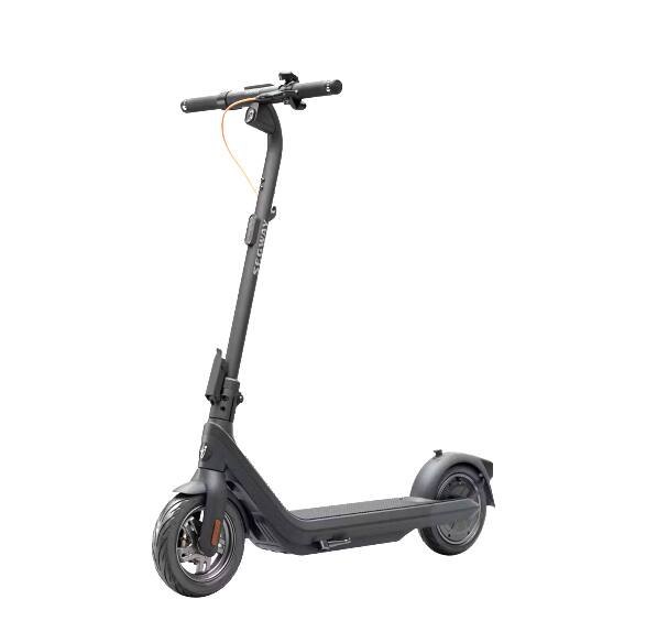 Front. Segway - DLX2 Pro Electric Scooter - BLACK.