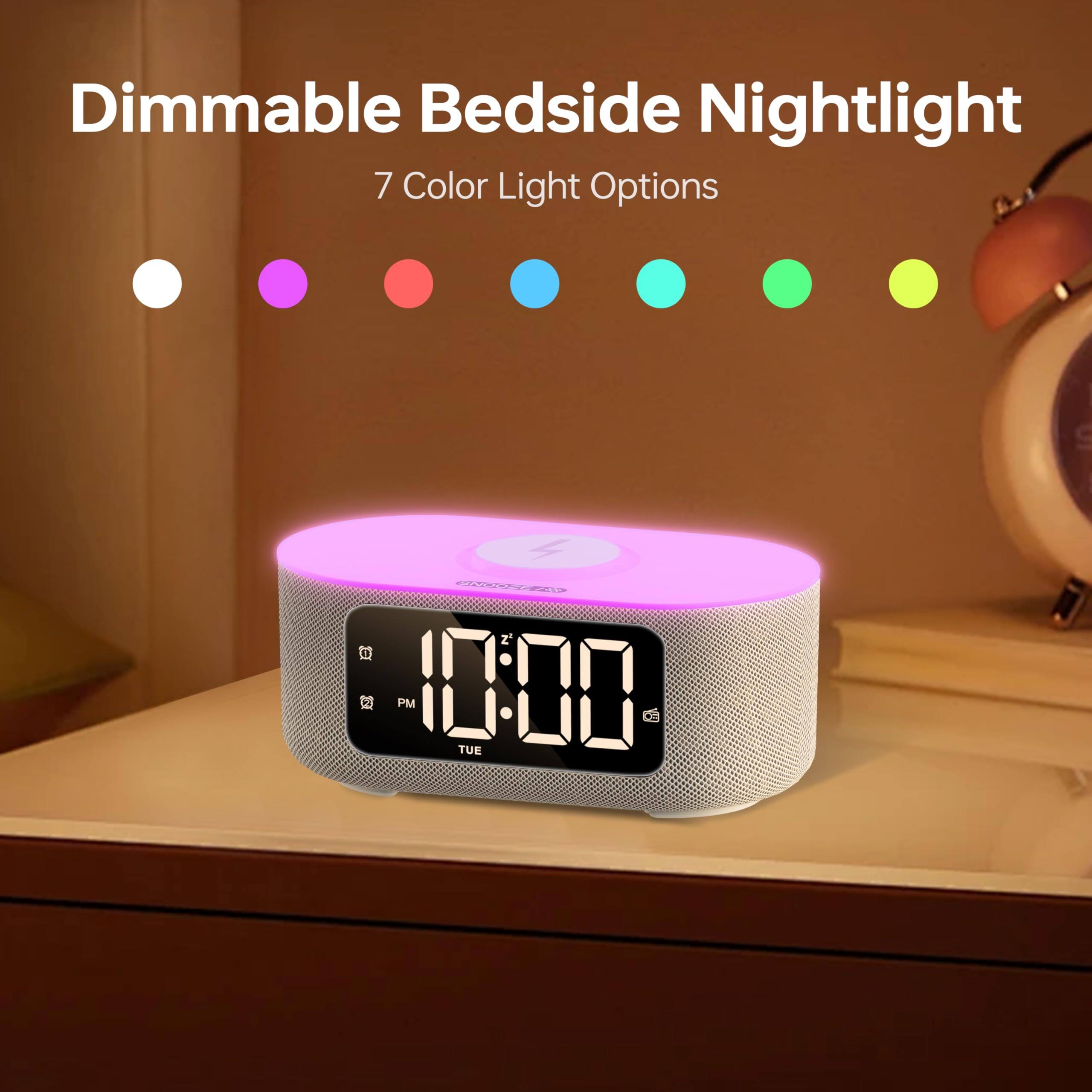 Dimmable Bedside Nightlight  
7 Color Light Options  

10:00 PM  
TUE