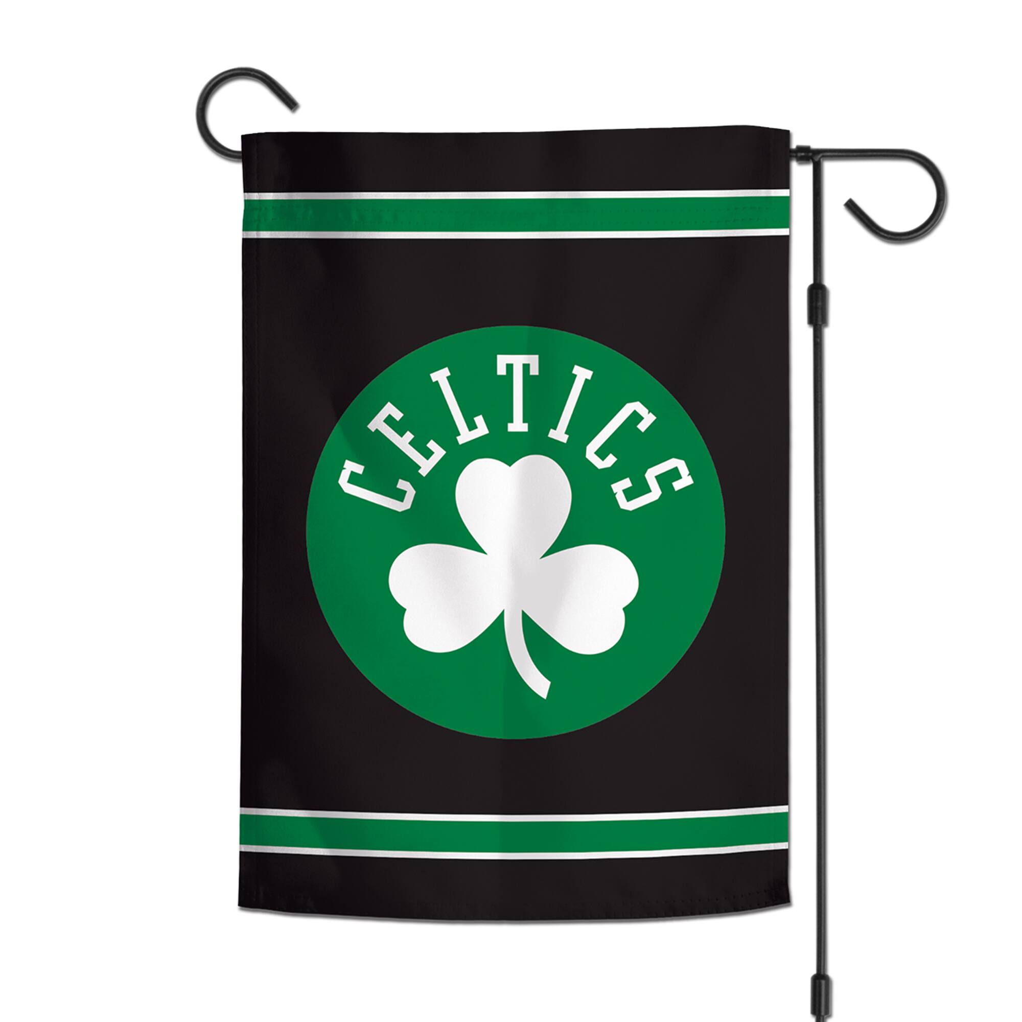 Alt View 1. WinCraft - Boston Celtics 12" x 18" Double-Sided Garden Flag - Multicolor.