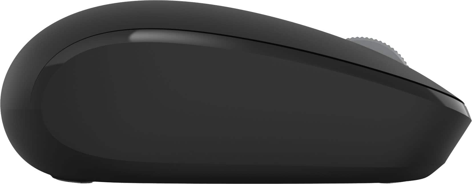 Back. Incase - Bluetooth Mouse Designed by Microsoft - Black.