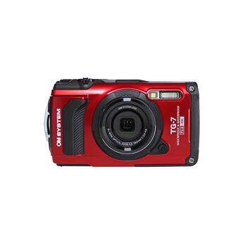 Bundle OM System Tough TG 7 Digital Camera (Red) Red Starter Bundle OM System Tough TG 7 Digital Camera (Red) Red Starter