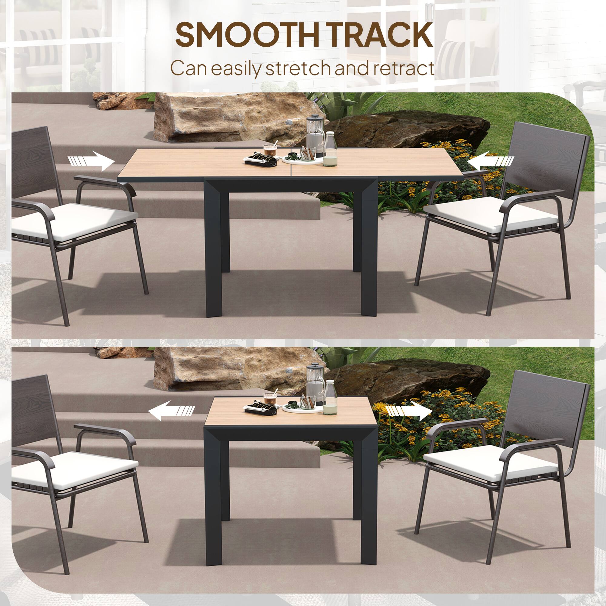 SMOOTH TRACK Can easily stretch and retract