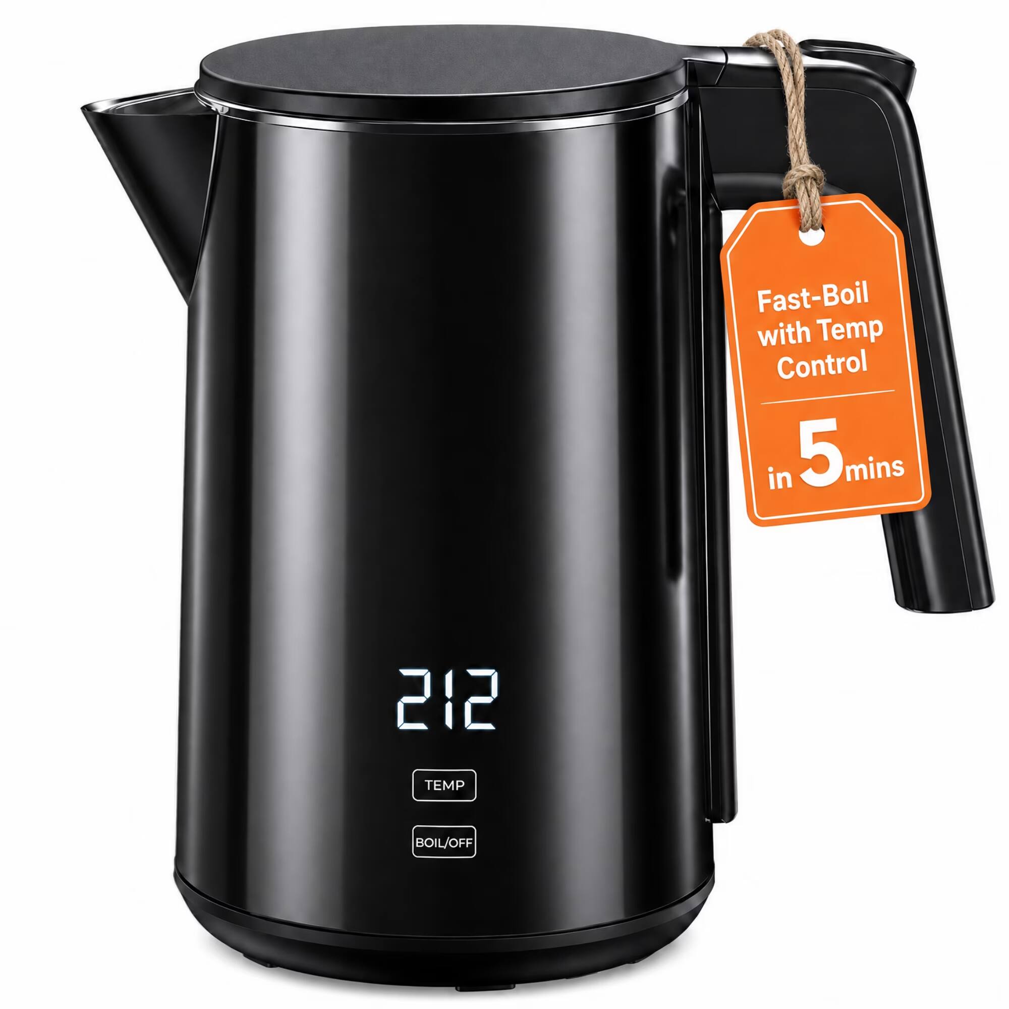 Fast-Boil with Temp Control in 5 mins

212

TEMP

BOIL/OFF