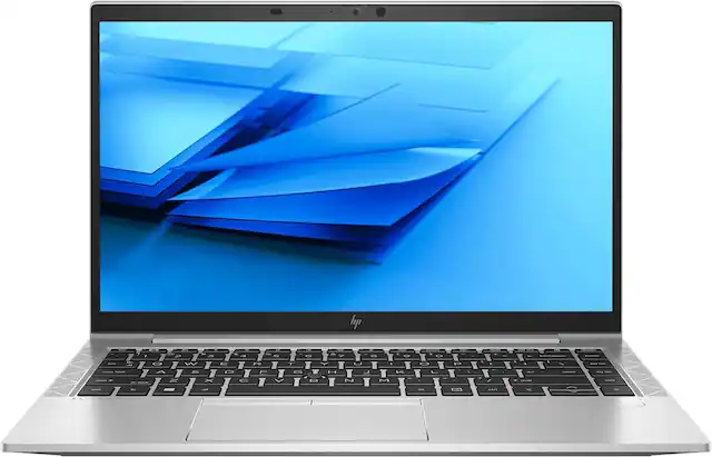 Front. HP - EliteBook 840 G7 14" Laptop - Intel 10th Gen Core i5 with 32GB Memory - Intel UHD Graphics - 1TB SSD - Silver.