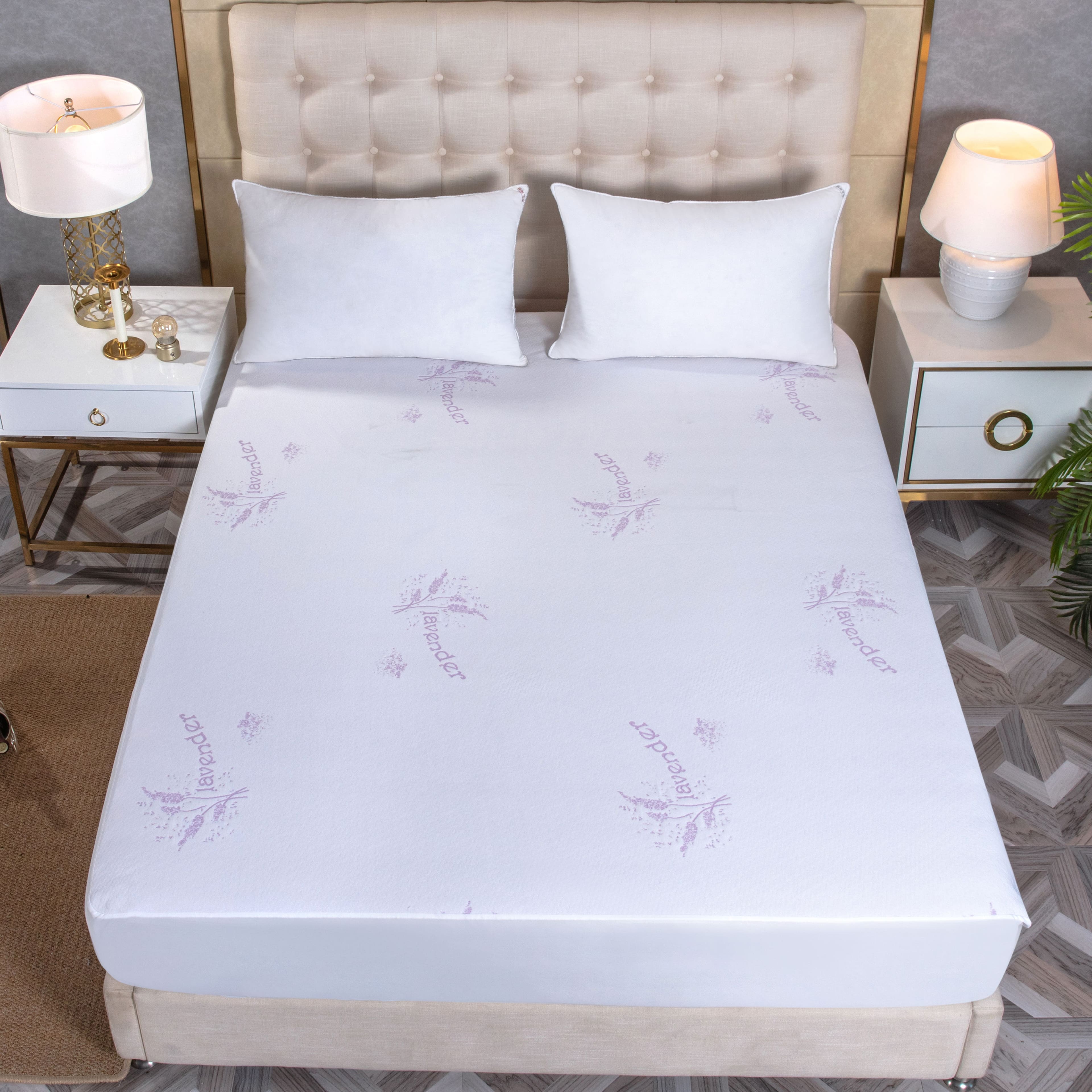 Bibb Home - Lavender Infused Scented Hypoallergenic Mattress Pad - Standard price history on PriceWatchPro