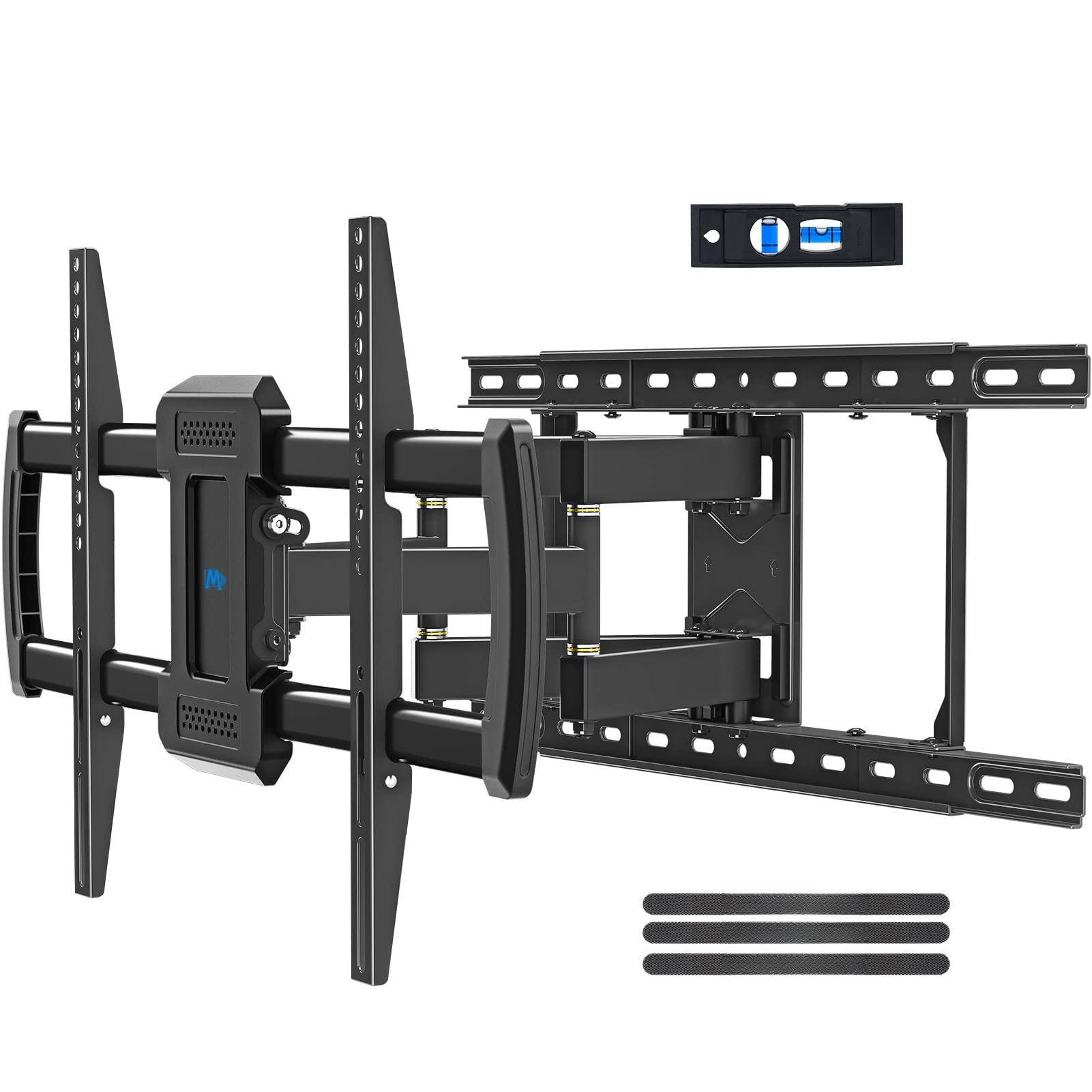 Front. Earthley Blooms - Tv Wall Mount Tvs Full Motion Articulating Bracket With Swivel Tilt Max Vesa Up s Fits 16 Wood Studs Md2619 - 42"-84" TV.