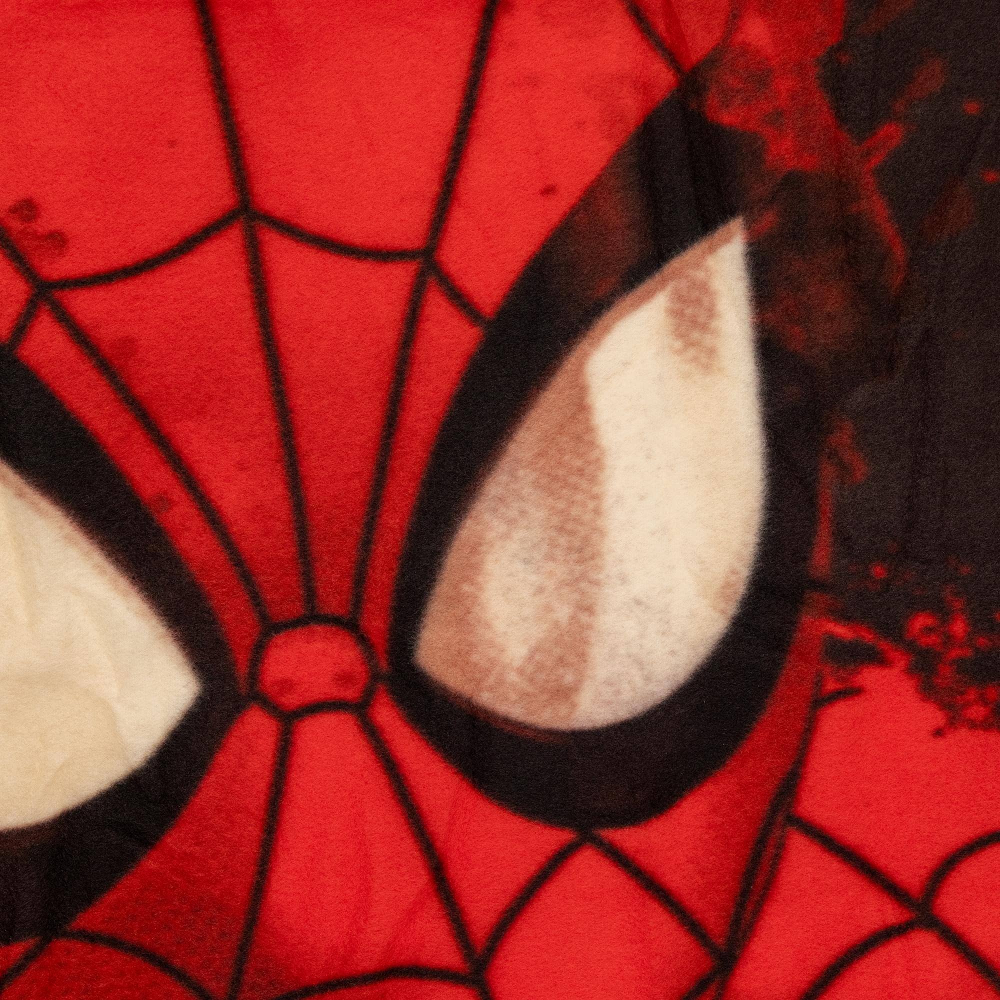 Alt View 1. Silver Buffalo - Marvel Spider-Man Web-Shooter Fleece Throw Blanket | 45 x 60 Inches - Multi-Colored.