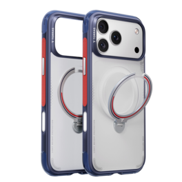 TORRAS - Ostand Q3 Air Special Edition Case for iPhone 17 Pro - Heavy-Duty Magnetic Cover with 360° Spin Ring Stan - Lions