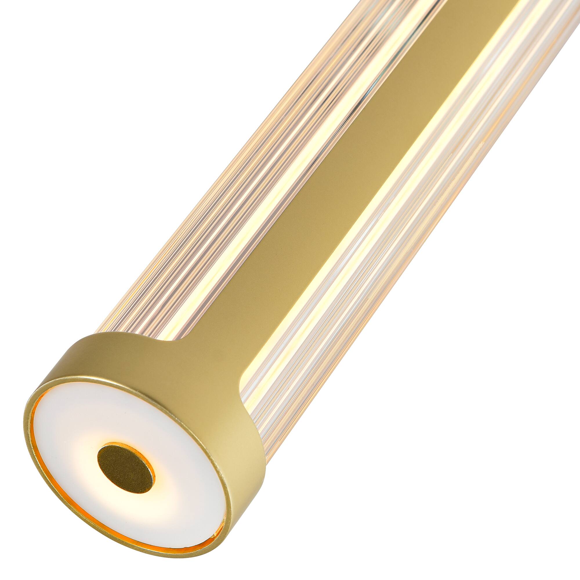 Alt View 1. CWI Lighting - Neva 3 in LED Integrated Satin Gold Pendant - Satin Gold.