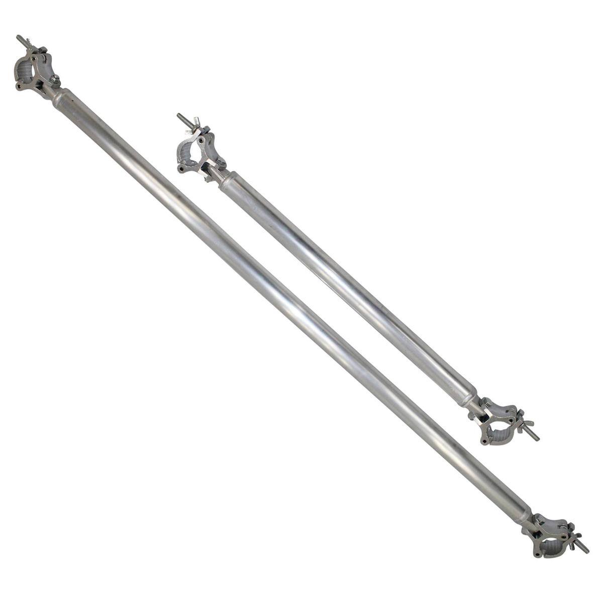 Front. ProX - ProX XT-DCS59 Single 59" Lx2" D Truss Pipe w/Hinges and Clamps on Each Ends.