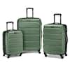 Front. Samsonite - Omni 3 Piece Hardside Luggage Nested Spinner Set 68311-2209 - Army Green.