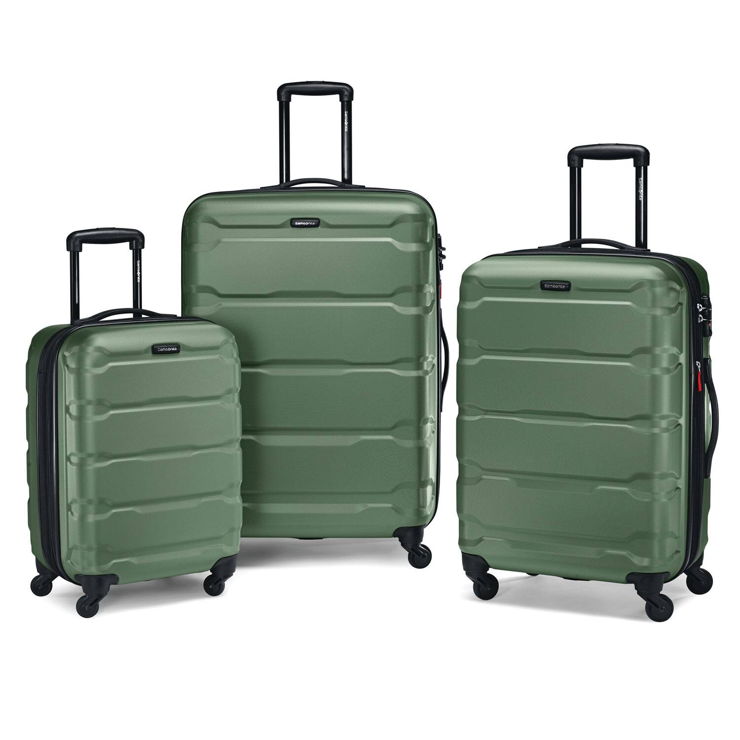 Samsonite - Omni 3 Piece Hardside Luggage Nested Spinner Set 68311-2209 - Army Green