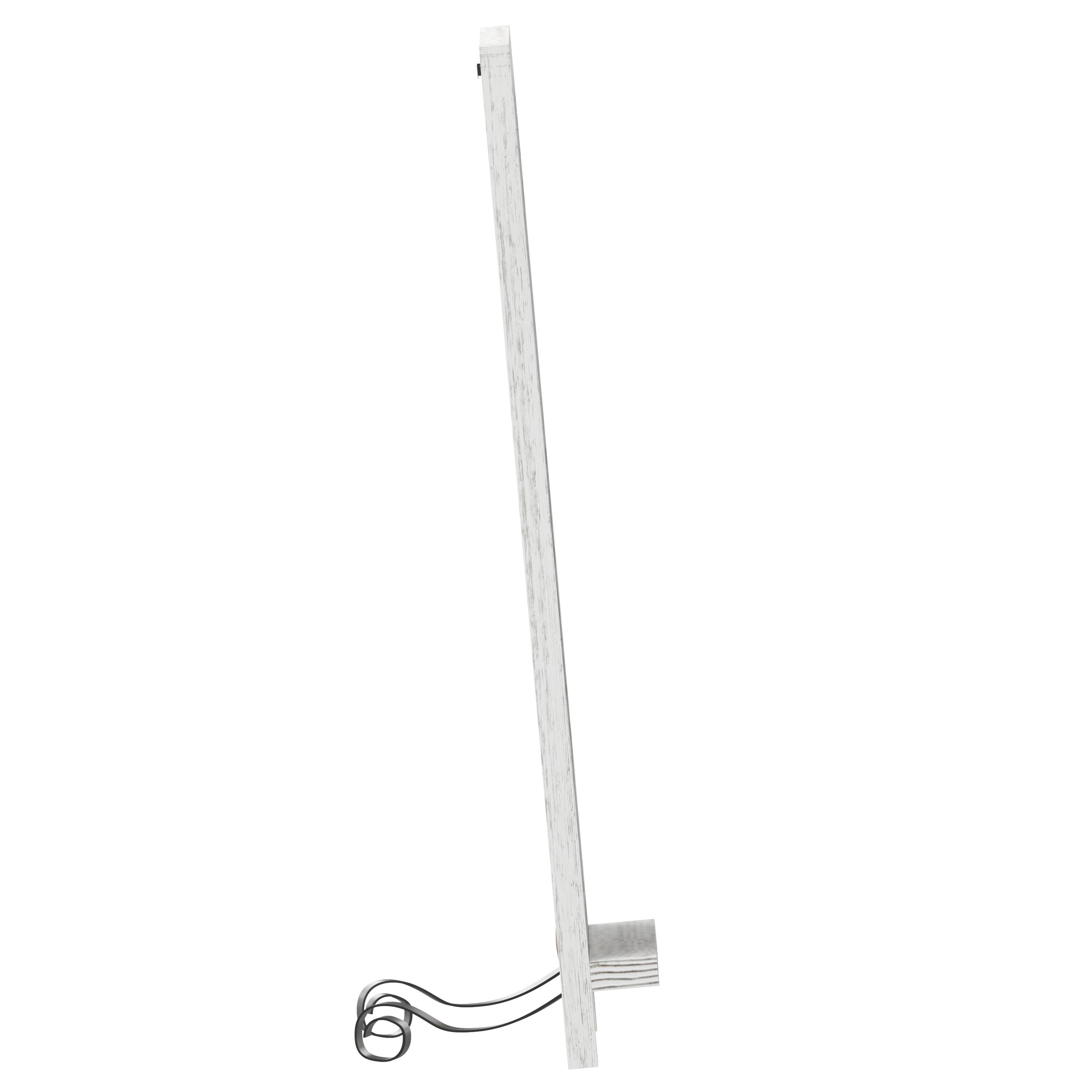 Alt View 9. Emma + Oliver - Burke Rustic Vintage Tabletop or Wall Hanging Chalkboard with Magnetic Surface and Folding Legs - White Wash.