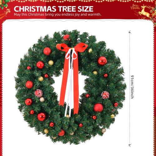 CHRISTMAS TREE SIZE  
May this Christmas bring you endless joy and warmth.  
91cm/36inch