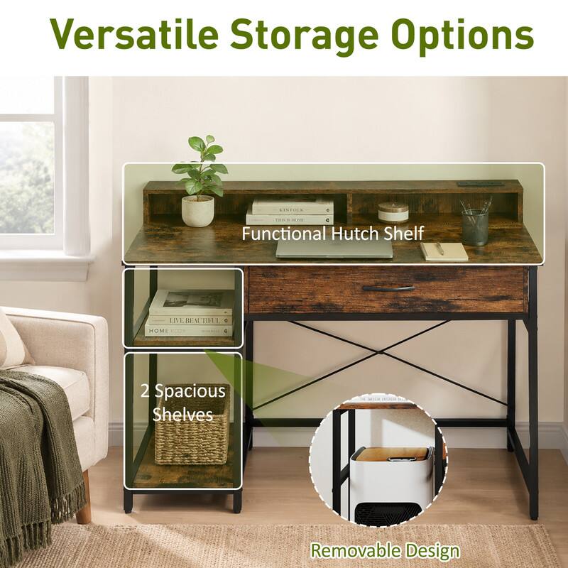 Versatile Storage Options

KINTOLA Cs 1 Kna

Functional Hutch Shelf

2 Spacious Shelves

Removable Design