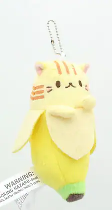 Little Buddy - Bananya 5" Plush Keychain: Tora - Yellow