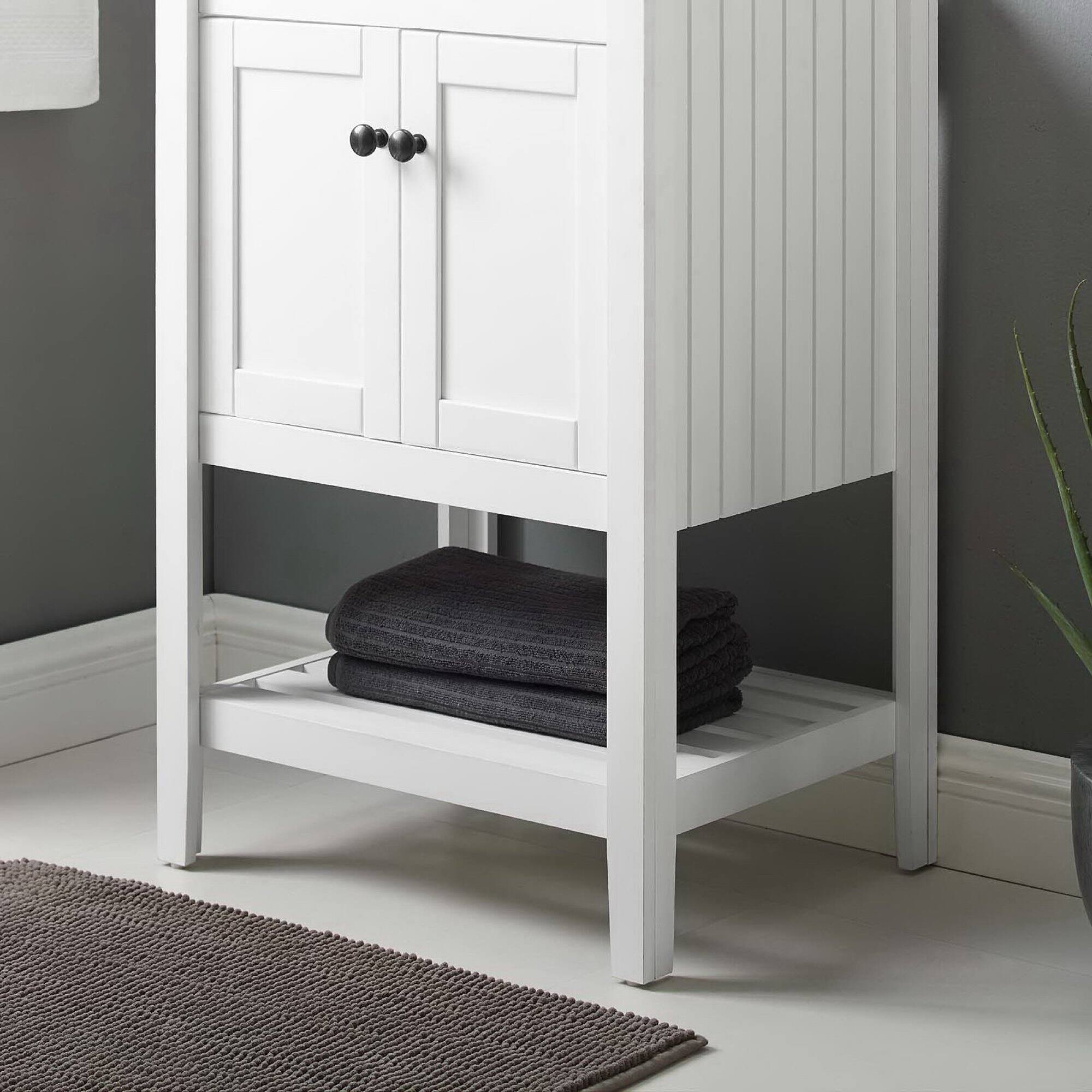 Alt View 1. Modway - Prestige 23" Bathroom Vanity Cabinet (Sink Basin Not Included) by Modway - White.