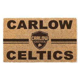 Jardine - Carlow University Celtics 18" x 30" Team Logo Doormat - Brown