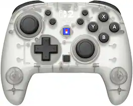 Hori - Switch 2 Accessory: HORI-Wireless HORIPAD Turbo (Frost) for Nintendo Switch 2 - Multicolor