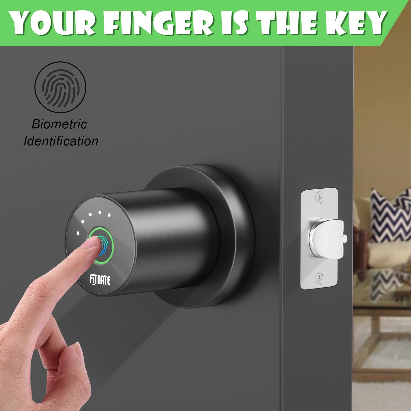 YOUR FINGER IS THE KEY, Biometric Identification, FITNATE