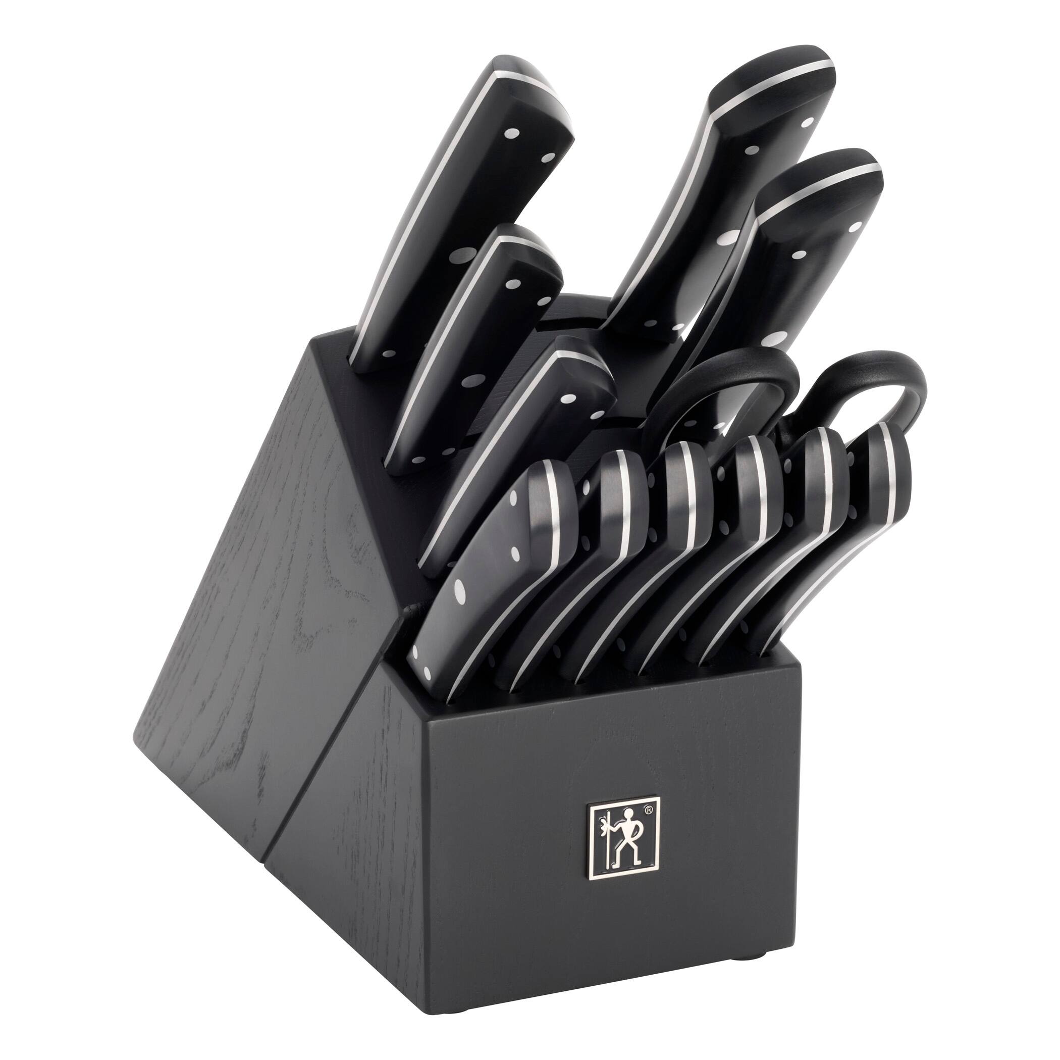 Alt View 1. Henckels - Henckels Noir 13-pc Knife Block Set - Black.