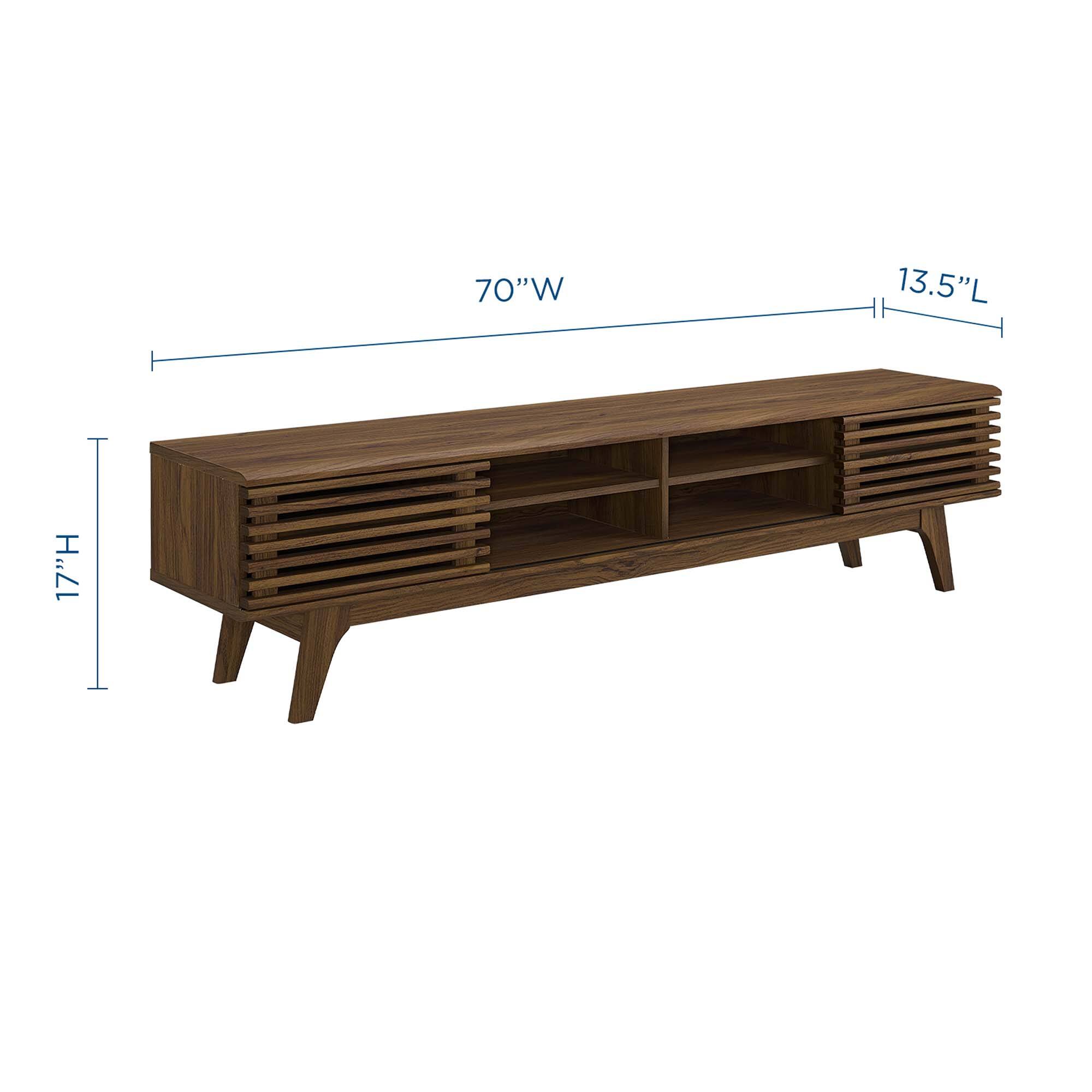 70"W 13.5"L 17"H