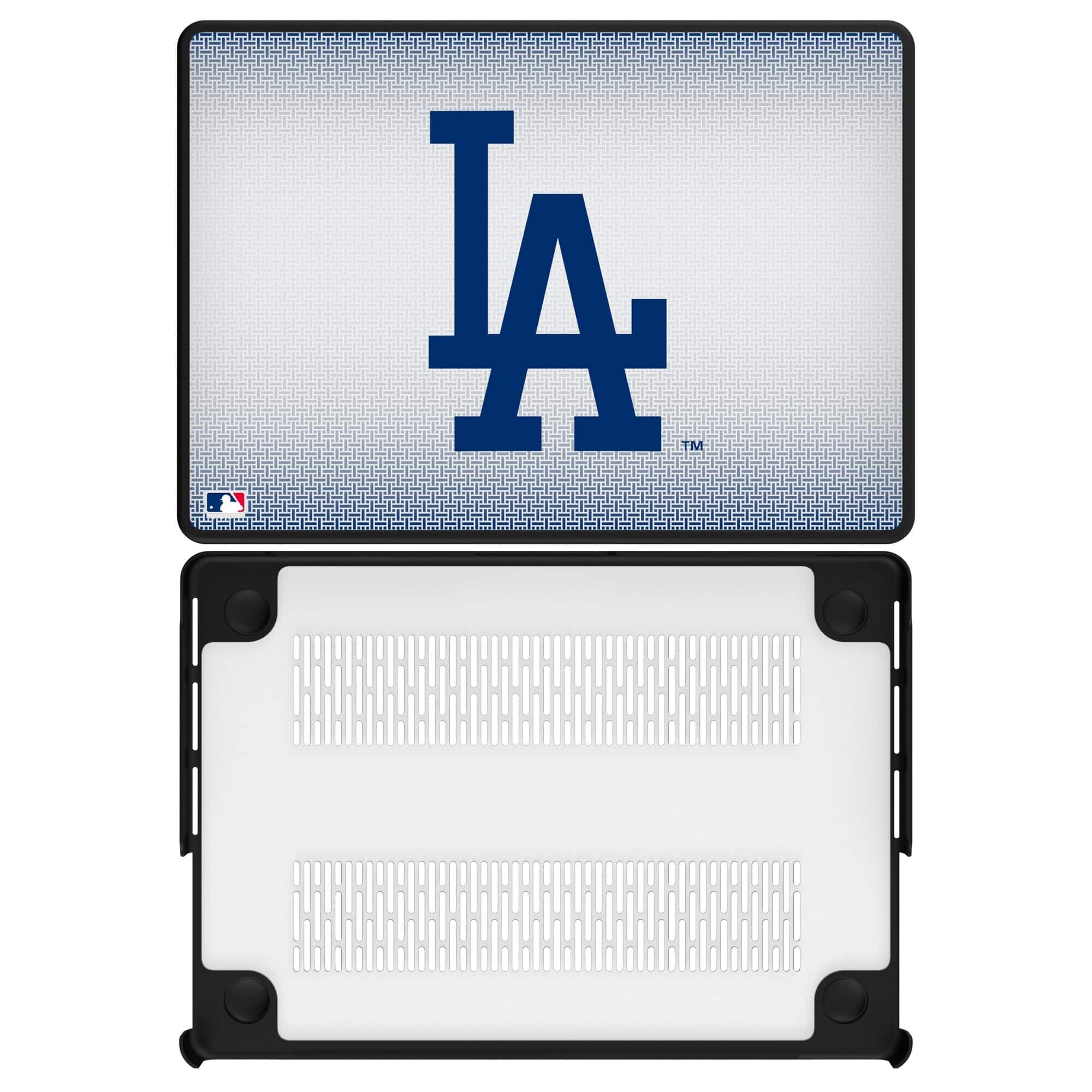 Front. Keyscaper - Los Angeles Dodgers Linen MacBook Case - Air 15 in - Multicolor.