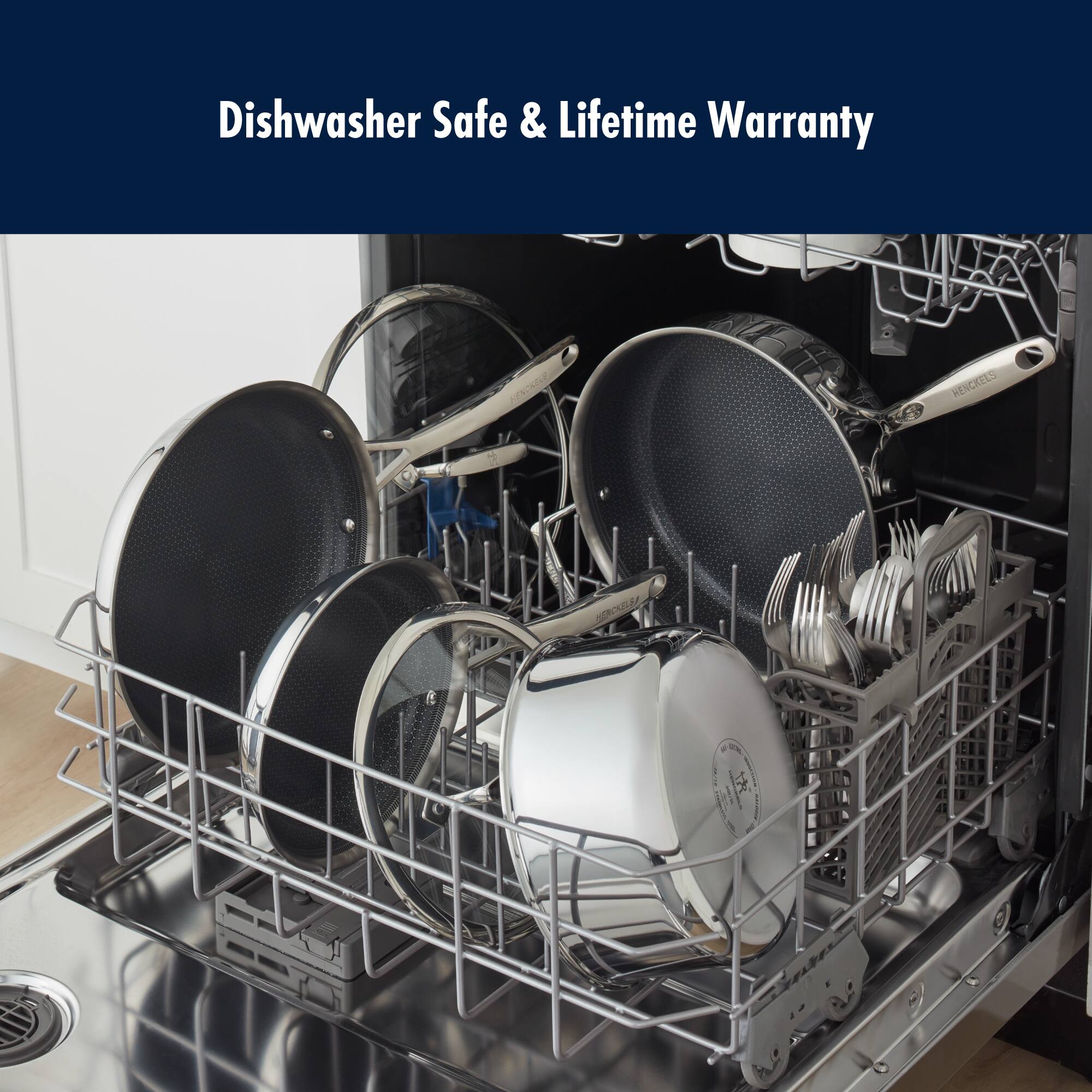 Dishwasher Safe & Lifetime Warranty

HENCKELS