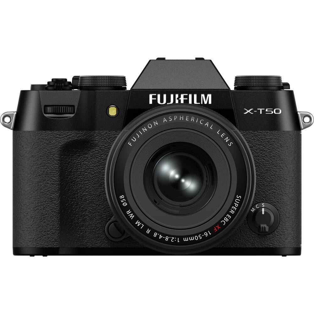 FUJIFILM X-T50 ASPHERICAL FUJINON LENS 58 SUPER EBC MCS M I WR 1:2.8-4.8 16-50mm