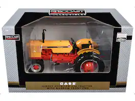 SpecCast Collectibles - Case 430 Narrow Front Tractor Yellow with Orange Frame "Classic Series" 1/16 Diecast Model by SpecCast