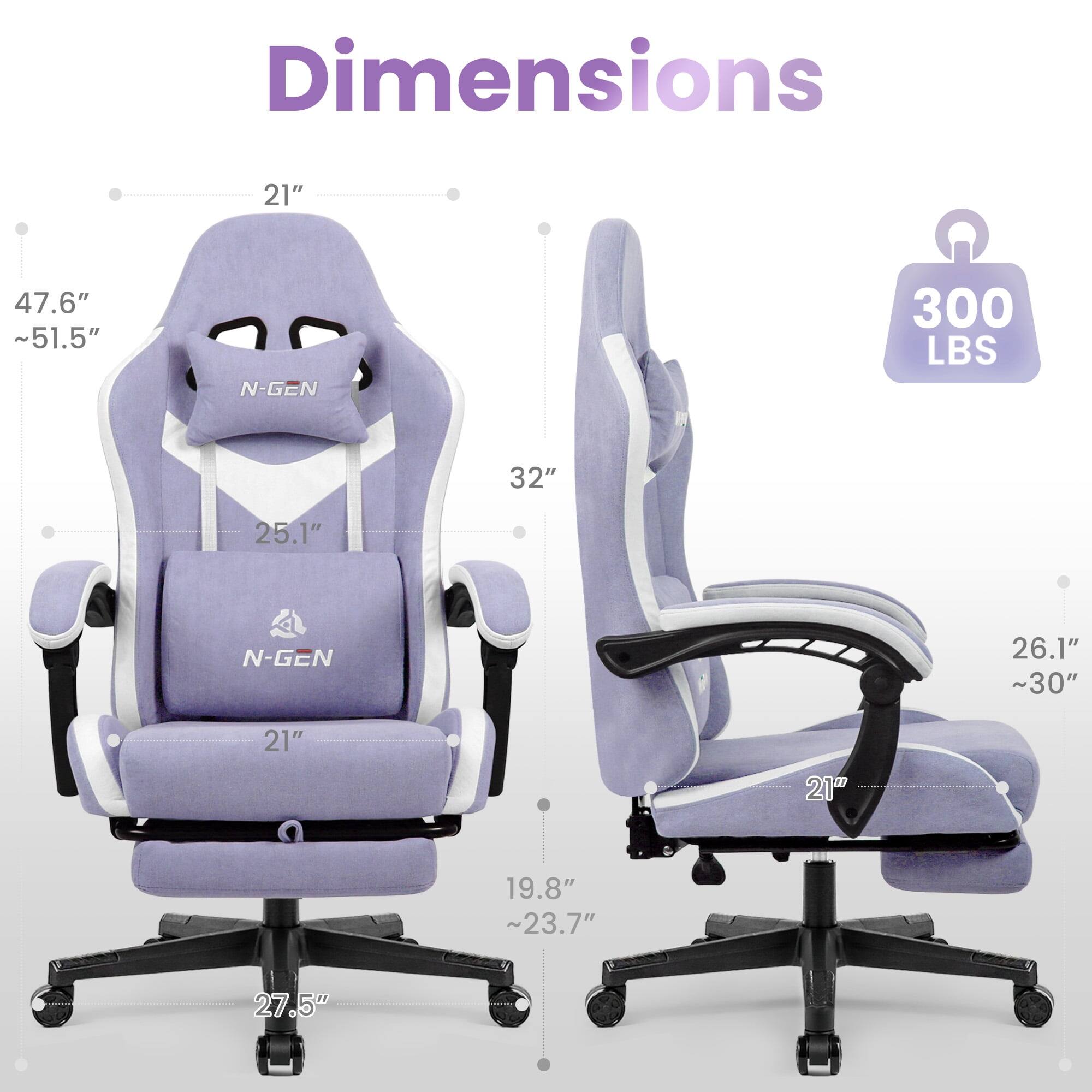 Dimensions  
21"  
47.6" ~51.5"  
N-GEN  
300 LBS  
32"  
25.1"  
21"  
26.1" ~30"  
19.8" ~23.7"  
27.5"