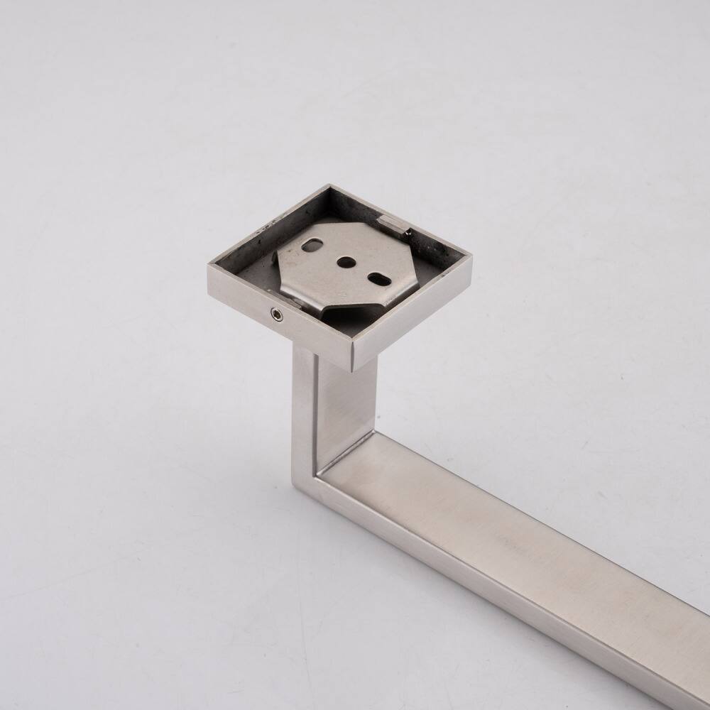 Alt View 7. JUJABU - 4- Piece Bathroom Hardware Set Brushed Nickel - Brushed Nickel.