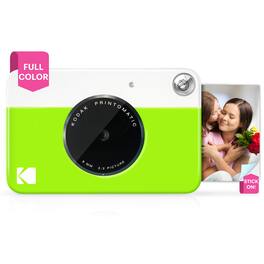 Kodak - Printomatic Instant Print Camera - Portable Camera Prints on Zink 2x3" Photo Paper - Green