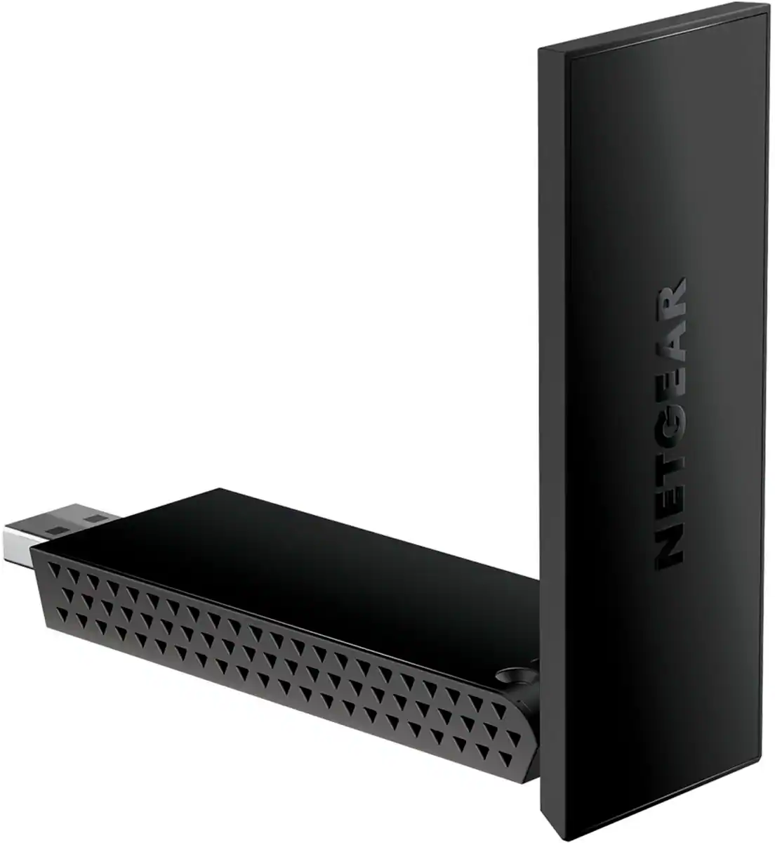 Front. NETGEAR - Nighthawk AX1800 Wi-Fi 6 USB 3.0 Adapter - Black.
