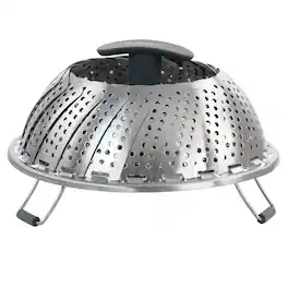 Oster - Bluemarine Expandable Stainless Steel Steamer Basket - Silver