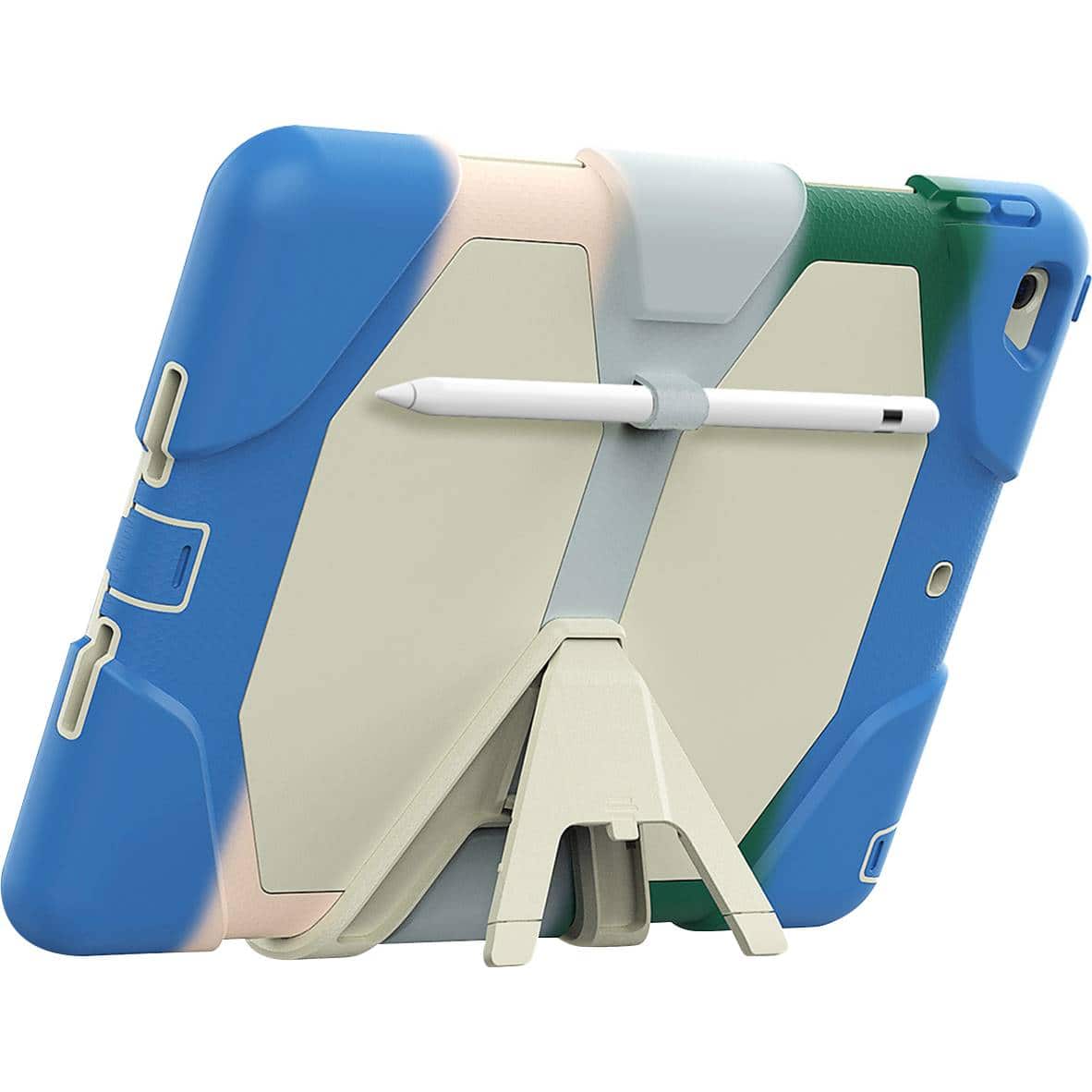 Alt View 11. SaharaCase - SpLaSh Series Case for Apple iPad 10.2 (7th, 8th and 9th Gen 2021) - Blue.