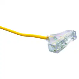 Southwire - Outdoor 50 ft. L Tri-Source Extension Cord - Yellow
